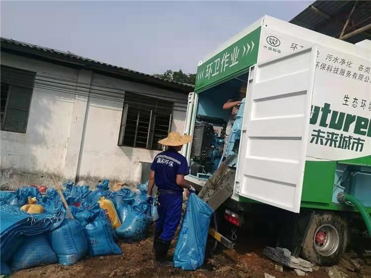 新巴尔虎右工业污泥压干处理